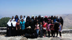 بالصور: إدارة الأخوات بمدينة يافا تنظم رحلة ترفيهية الى شمال البلاد 